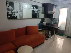 TURUN HARGA : DIJUAL NEGO FULLY FURNISHED 2 BR APARTMENT KALIBATA CITY