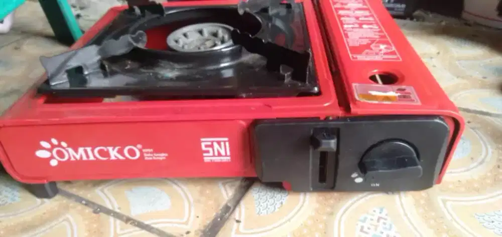 Kompor gas kemping bs gas 3kg kond spt batu hrg terjangkau cpt dpt