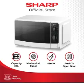 Sharp Microwave R220MA Kap 20ltr Daya rendah 450watt Garansi resmi new