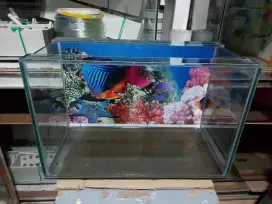 Aquarium 40*20*25 baru