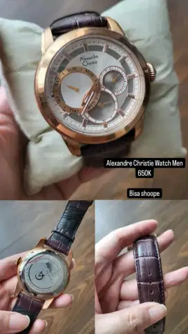 Jam tangan pria alexander cristie