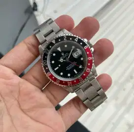 ROLEX GMT MASTER COKE 16710 AUTOMATIC ORIGINAL
YEAR : 1995/1996