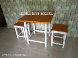 Set meja kursi cafe warung promo