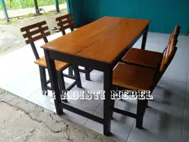 Meja kursi cafe warung makan promo