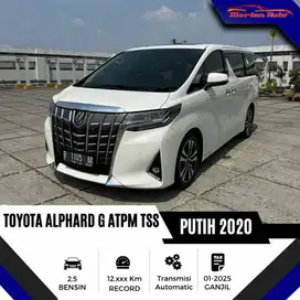 Toyota Alphard G 2.5 ATPM TSS AT Tahun 2020 Km 12 Record