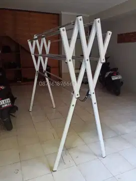 Jemuran alumunium palang stainless ukuran 180x170cm