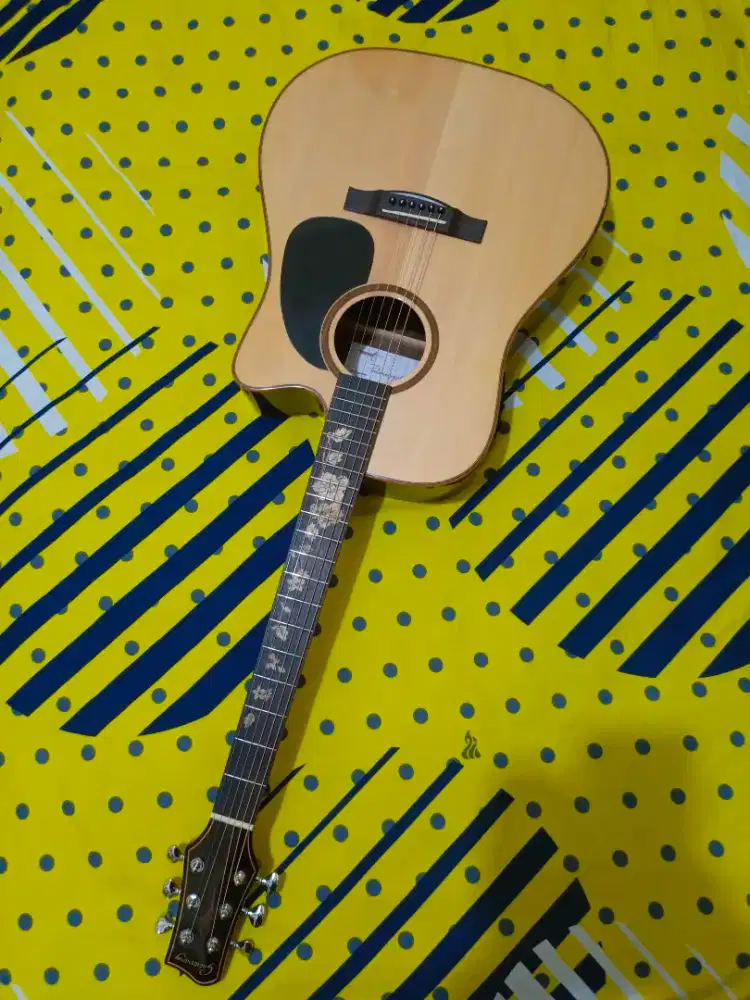 Gitar akustik elektrik Galatasaray GT D-30N original china
