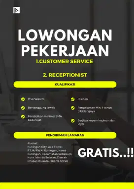 INFO LOWONGAN TERBARU