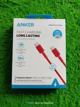 Kabel Charger USB C to C Anker Braided Nylon