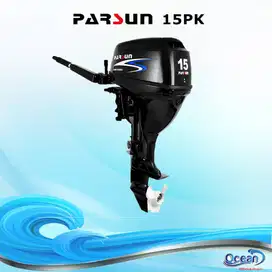 Mesin Tempel Perahu Outboard Motor Parsun 15PK BML/BMS Garansi Resmi