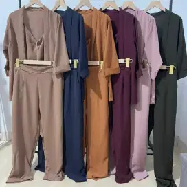 Baju 3 in 1 (celana ,outer,tanktop)