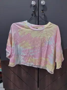 crop top tie dye H&M