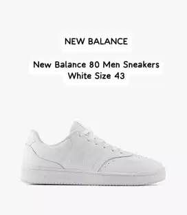 Sepatu New Balance 80 Men's Sneakers White Size 43 Brand New