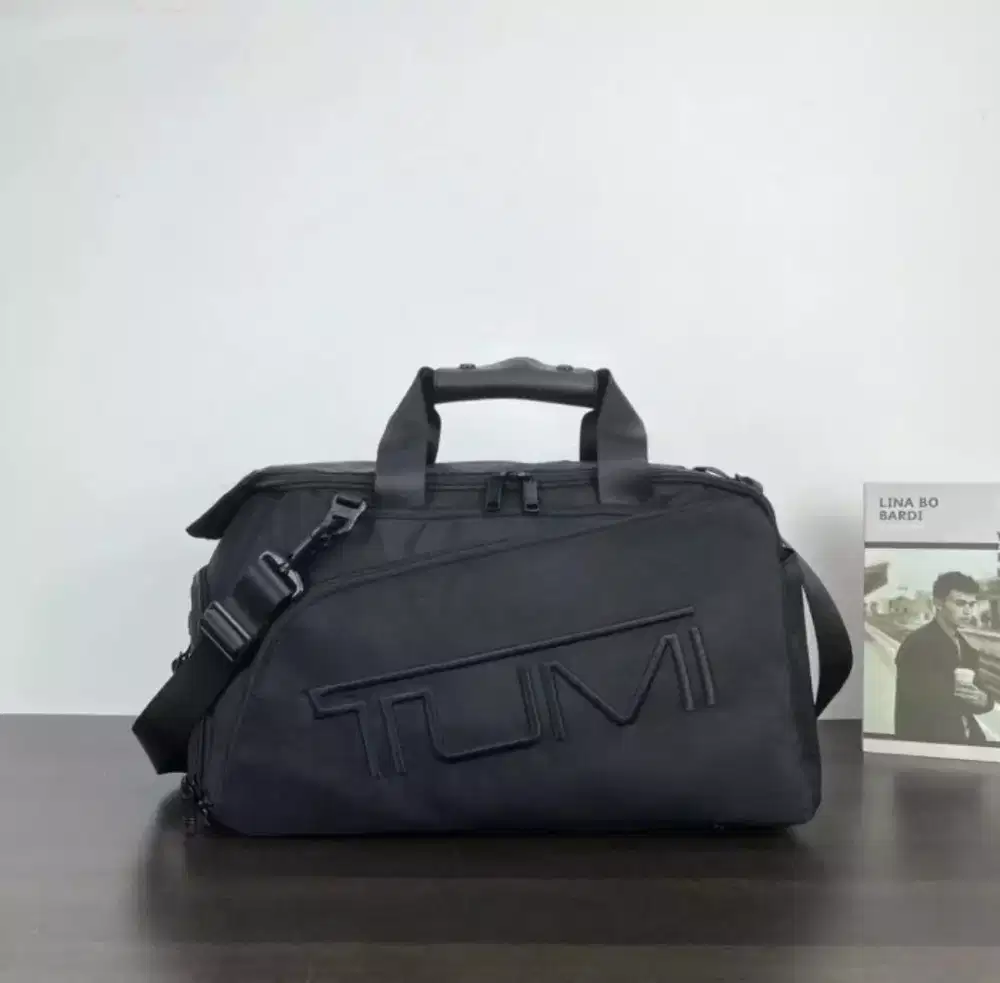 Tas Tumi Travel Rivas Sport Golf Duffel 2in1Backpack Black