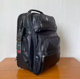 Tas Tumi Alpha 3 Series Backpack Carbon Leather New Series for Men