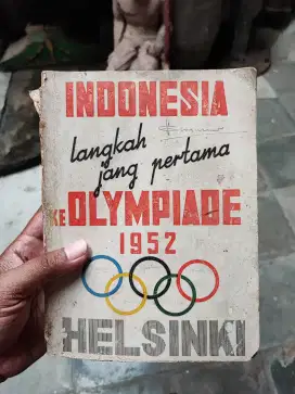 Buku Antik Sejarah Olimpiade Indonesia di Helsinki 1952