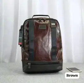 Tas Tumi Dover full leather backpack Leather ransel kulit