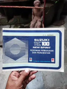 Buku Pedoman Suzuki RC 100 New Spirit 1991