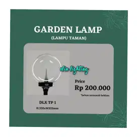 lampu taman bening