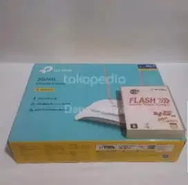 Paket router tplink Mr3420 V5 dan modem usb 4G