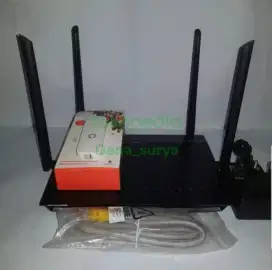 Paket modem usb 4G huawei dan Router asus dual band