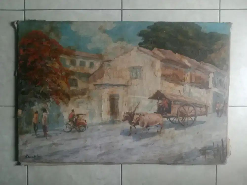 Lukisan tua karya koempoel 86x59