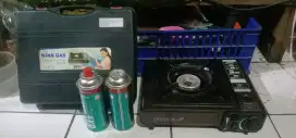 Kompor gas Portabel  + 2 botol gas Portabel