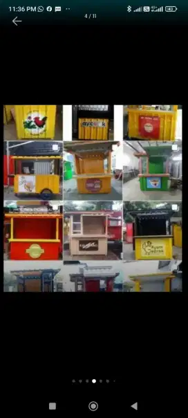Gerobak usaha UMKM