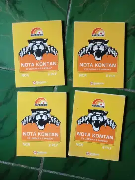 4 NOTA KONTAN BARU RANGKAP 2 ISI 25 LEMBAR PAPERLINE