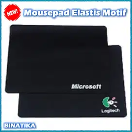 Mousepad Elastis Motif Microsoft Logitech Murah Berkualitas