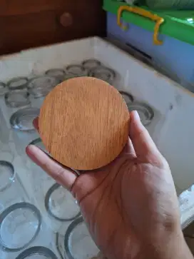 Tatakan gelas kayu ex cafe