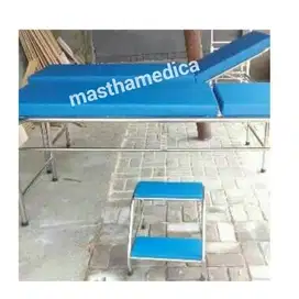 Meja Periksa Pasien, Tempat Tidur Bed Periksa Examination Table Biru