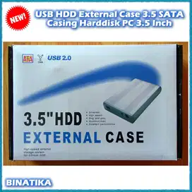 USB HDD External Case 3.5 SATA / Casing Harddisk PC 3.5 Inch