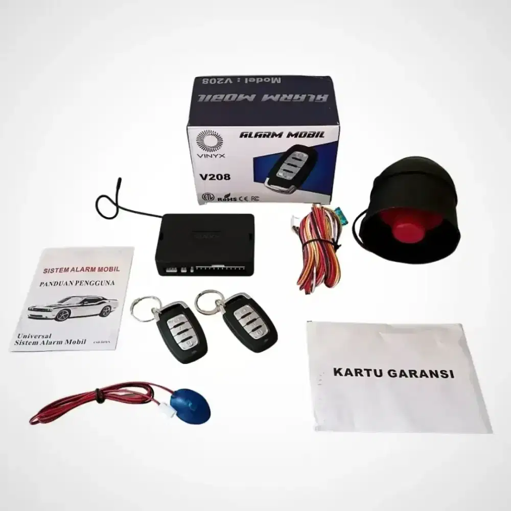 Alarm mobil universal merk vynix bisa utk semua mobil