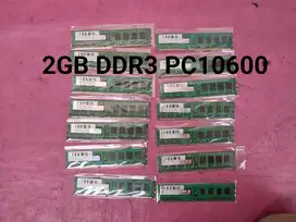 ram 2gb ddr3 PC10600 merk Vgen buat komputer