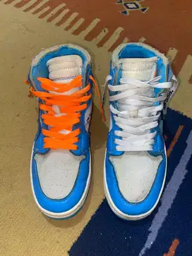 Sepatu Nike AJ 1 Off white blue