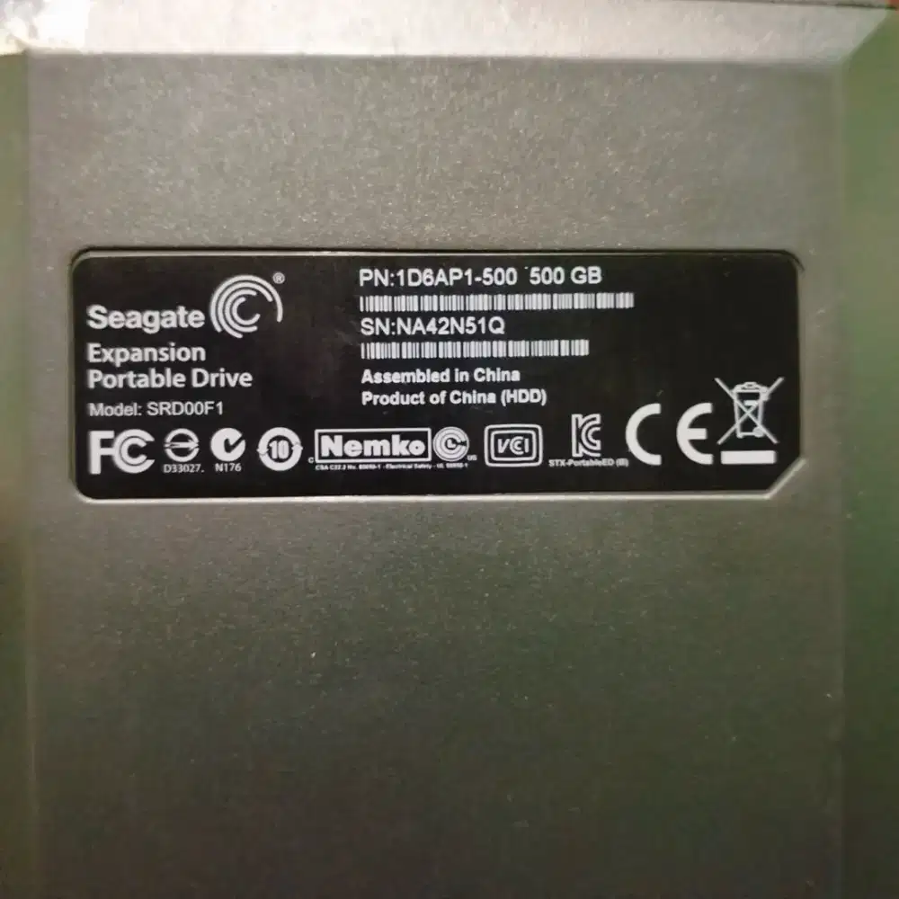 Hardisk external seagate