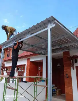 KANOPI BAJA RINGAN TERPASANG MURAH