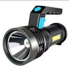 Lampu senter gagang cas ulang