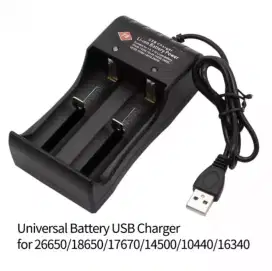 Charger Batrei USB 18650 2 Slot