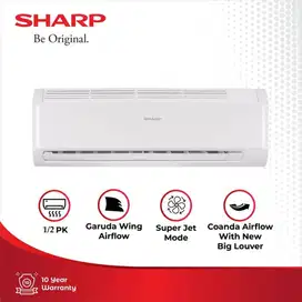 AC Sharp 1/2 PK Low Watt AH-A5BEY Made In Indonesia