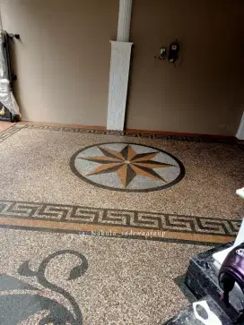 LANTAI GARASI BATU SIKAT