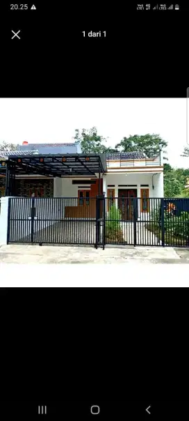 Pagar besi rumah minimalis moderen
