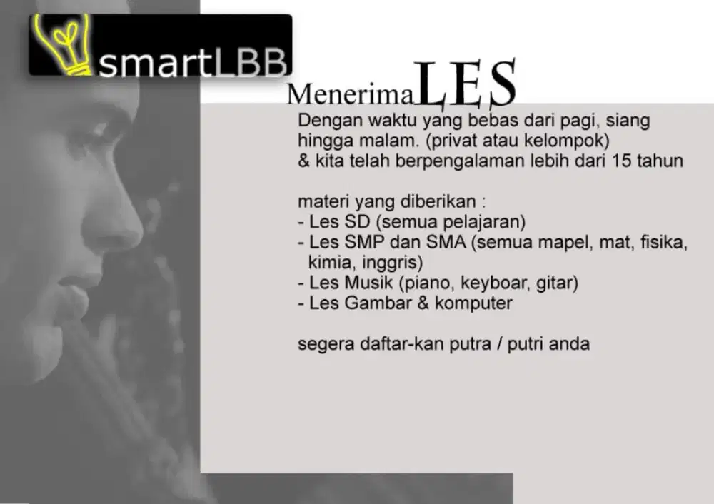 Terima les Privat TK / SD / SMP / SMA (surabaya / sidoarjo)