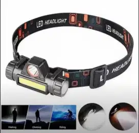 Headlamp - Senter Kepala lampu LED rechargeable