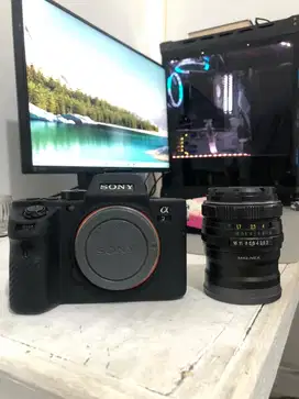 Kamera Sony A7sii / A7s mark 2 + lensa helios 58mm f2.0 MURAH