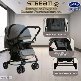 Stroller bayi 387 stream bisa diayun