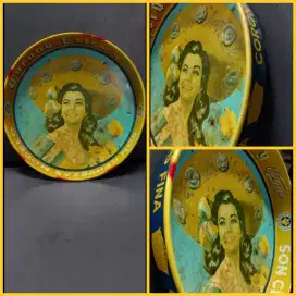 nampan 2 antik vintage tebal