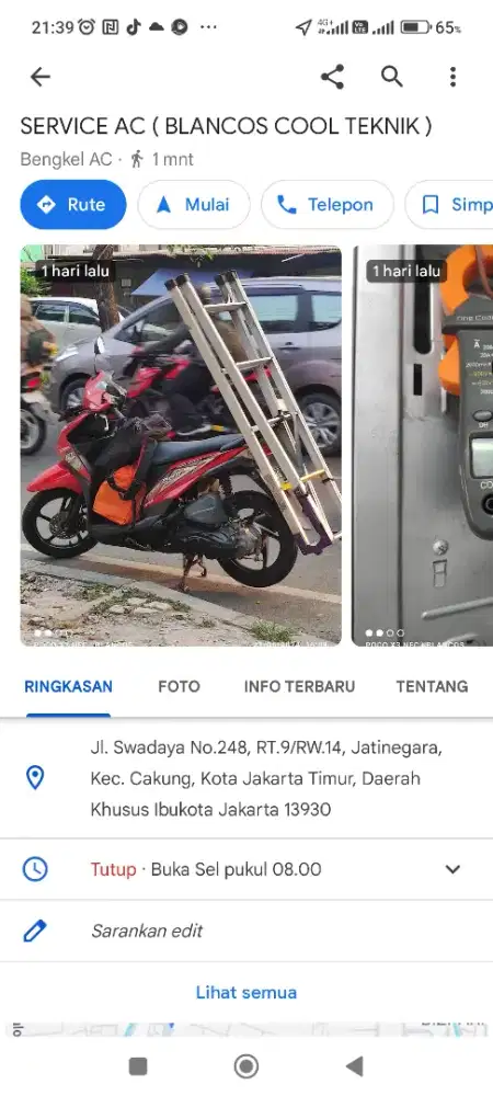 SERVICE AC, KULKAS, MESSIN CUCI, DLL