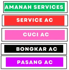 Cuci cuci AC, pasang AC, bongkar AC